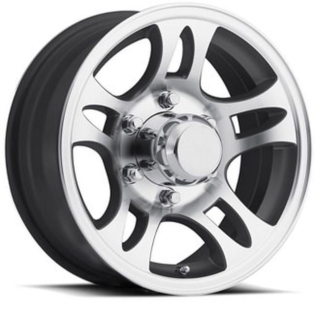 Sendel T03 15 6-Lug Boat Camper RV Trailer Wheel Rim Silver Machined (QTY 1)