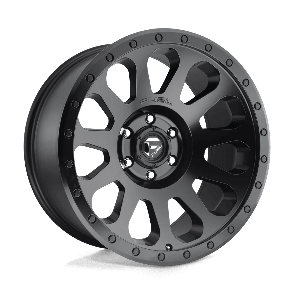 Fuel D579 Vector 18X9 8X165.1 1Et 124.2Cb Matte Black Wheel