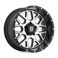 XD Cast Aluminum Rim XD820 20X9 6X5.5 S-BLK MACH 18MM, XD82029068518US