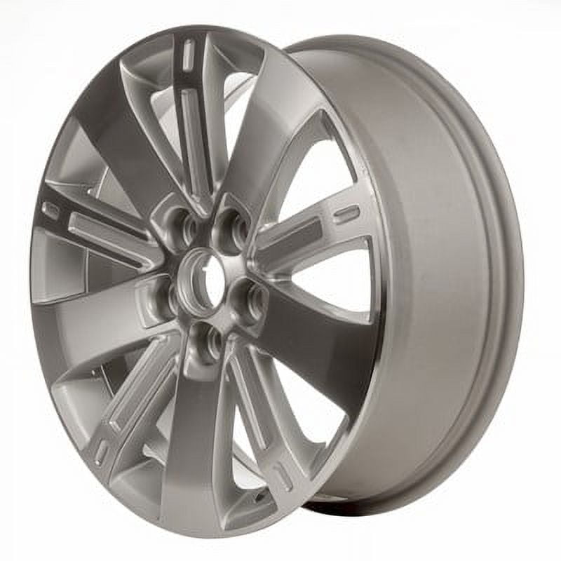 KAI 18 X 7 Reconditioned OEM Aluminum Alloy Wheel, Machined and Silver, Fits 2010-2012 Chevrolet Equinox