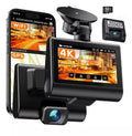 iZEEKER 4K Front and Back Wi-Fi GPS, 3'' IPS Touchscreen, WDR, Low light Vision, Parking Mode, G-Sensor, 2 Mounting Options