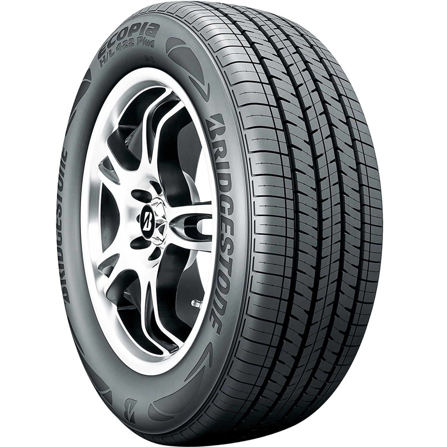 Bridgestone Ecopia H/L 422 Plus All Season 235/55R20 102V Passenger Tire Fits: 2021-23 Toyota Highlander XSE, 2016-22 Lexus RX350 F Sport