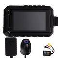 Kudiqi Motorcycle Recorder 1080P Dual Camera lens Waterproof 3 LCD Loop Record