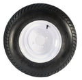 eCustomrim Trailer Tire Rim 205/65-10 White Steel Wheel 10x6 4 Hole Bias Ply Camcorder
