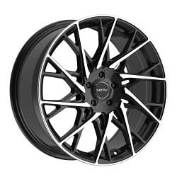 20x8.5 Motiv 430MB Maestro Machined Black Wheel 5x112/5x4.5 (40mm)
