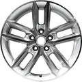 KAI 18 X 7 Reconditioned OEM Aluminum Alloy Wheel, Machined and Silver, Fits 2008-2013 Chevrolet Impala