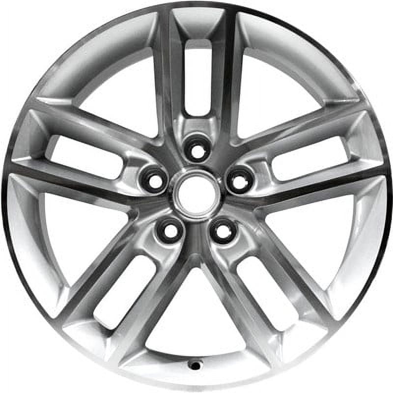KAI 18 X 7 Reconditioned OEM Aluminum Alloy Wheel, Machined and Silver, Fits 2008-2013 Chevrolet Impala