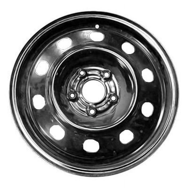KAI 17 X 6.5 New Steel Wheel Replica, Black, Fits 2013-2018 Dodge Journey