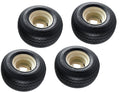 4-Pk Club Automobile Beige Tan Golf Cart Tires Wheels 18X8.50-8 18 x 8.5 x 8 EZGO 4 Lug